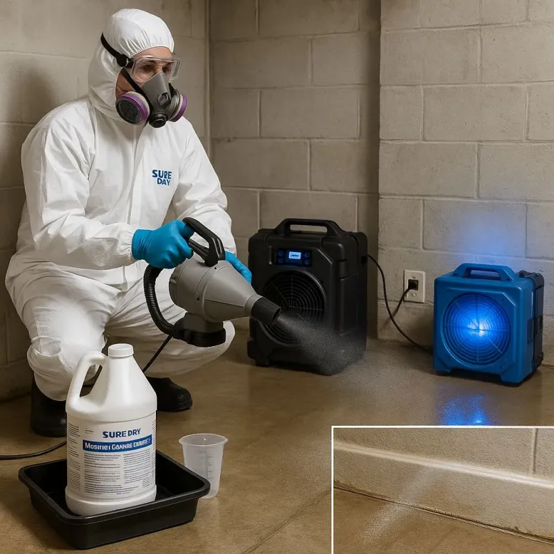 Sanitization and Odor Removal process in Shapleigh, ME