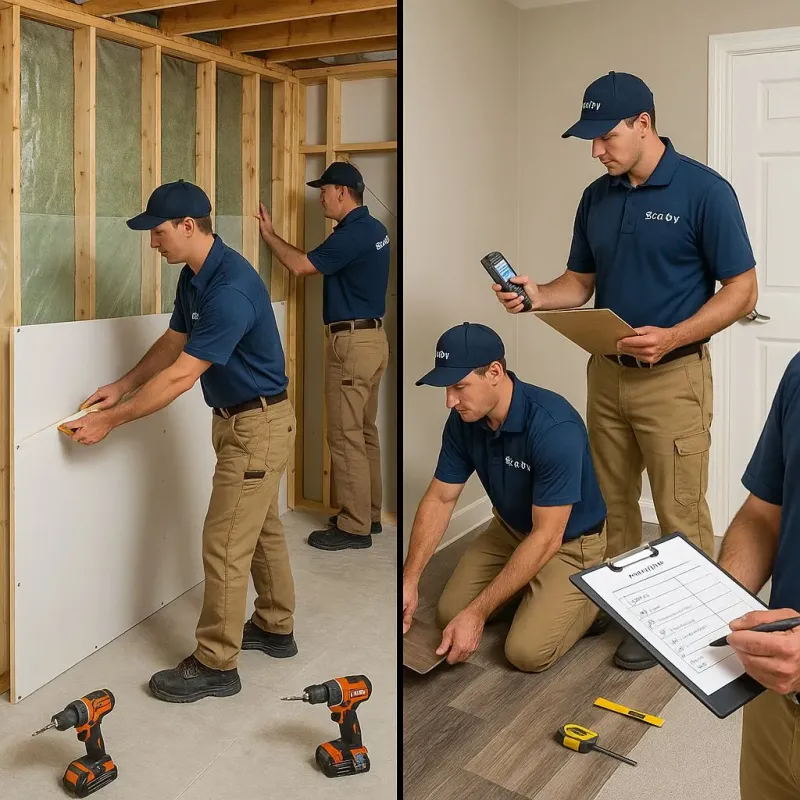 Repairs and Reconstruction process in Shapleigh, ME